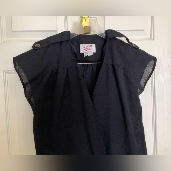 VINTAGE CROSS OVER BLOUSE. SHEER - Picture 2 of 13